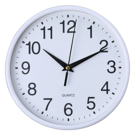 Horloge Blanche (30cm x 30cm) | Smarty Paris 18e